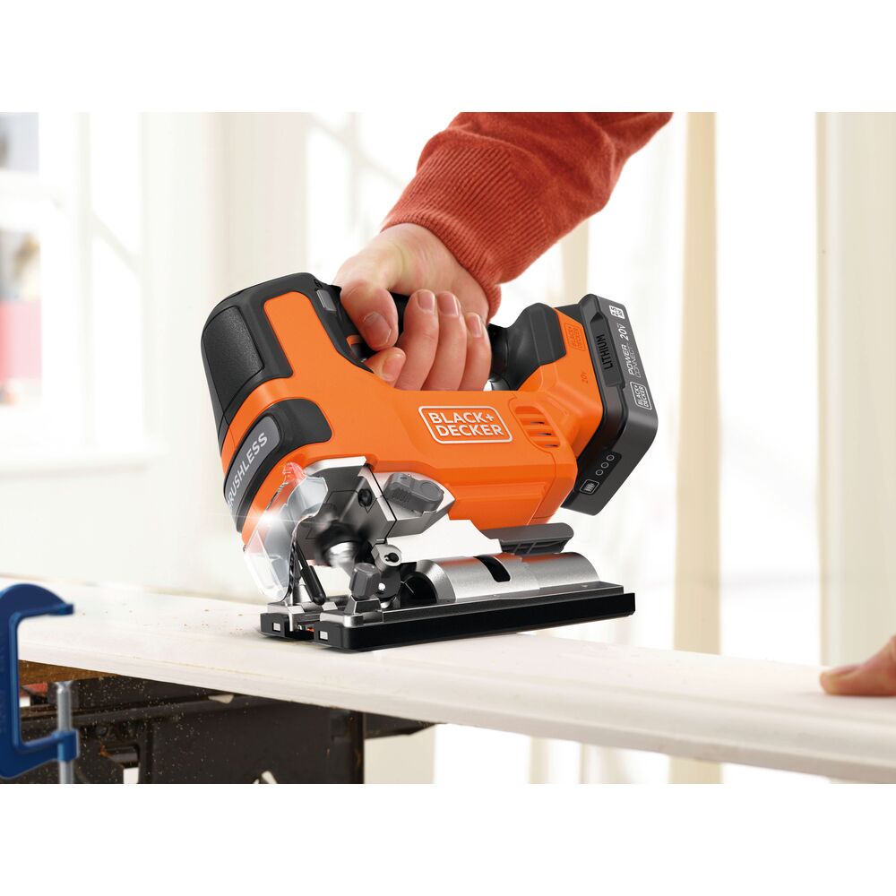BLACK+DECKER® 20V MAX* POWERCONNECT™ Cordless Brushless Jig Saw Kit (Battery & Charger Included)