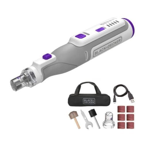 BLACK+ DECKER 8V MAX Rotary Tool Pet Nail Trimmer