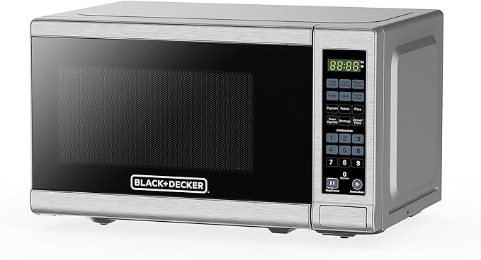 BLACK+DECKER® Digital Microwave, Stainless Steel, 0.7 Cu. Ft.