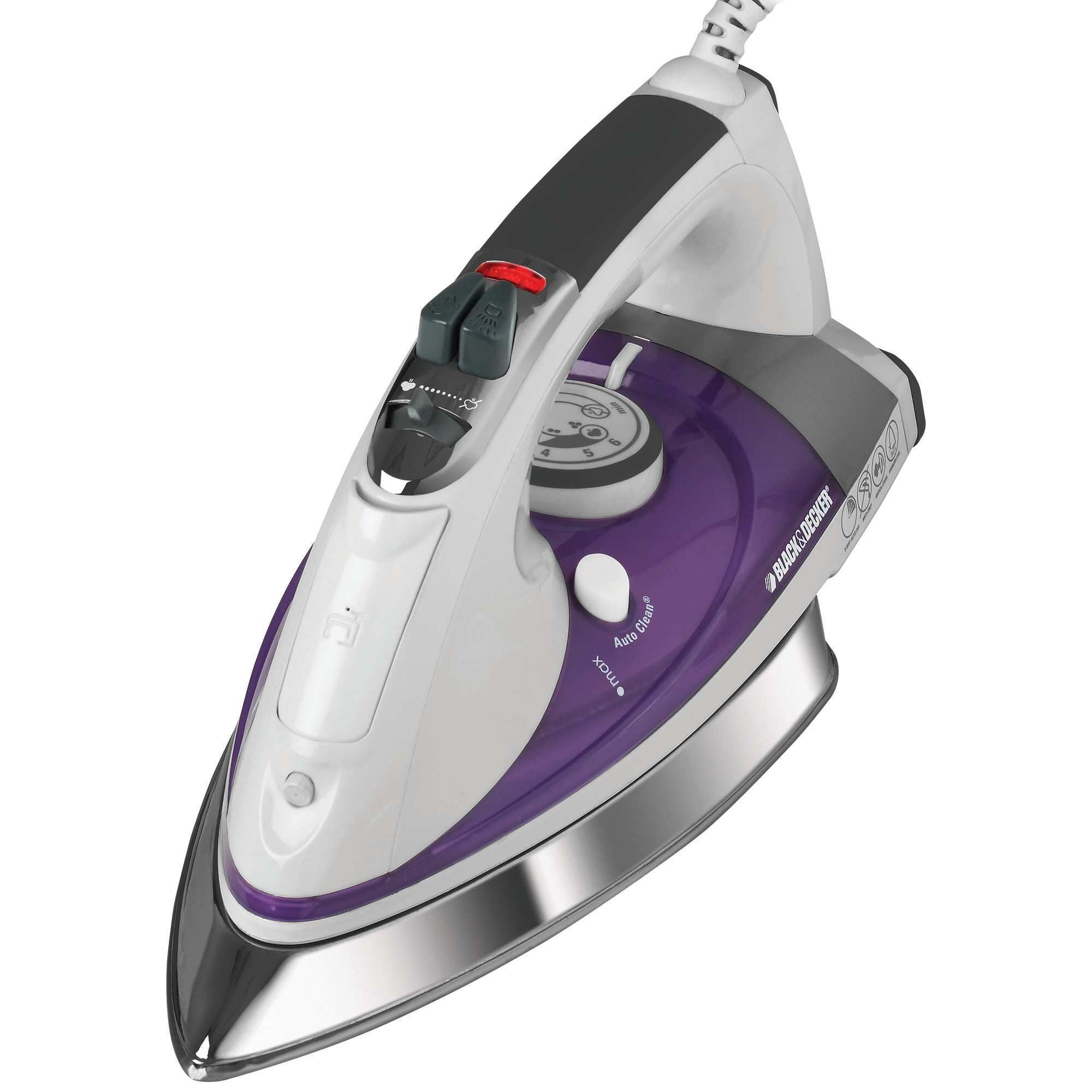  Black-and-decker®Iron with Extra Large Soleplate purple