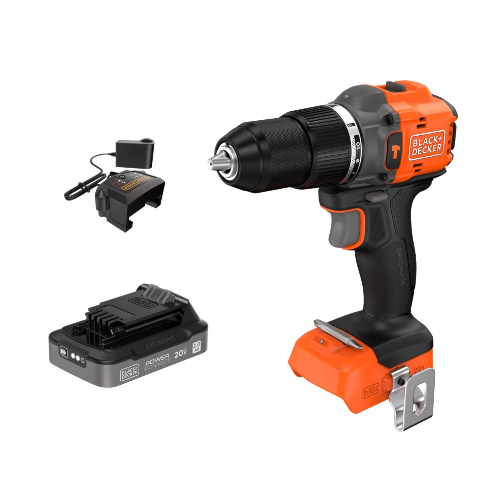 BLACK+DECKER® 20V MAX* Brushless Hammer Drill Kit