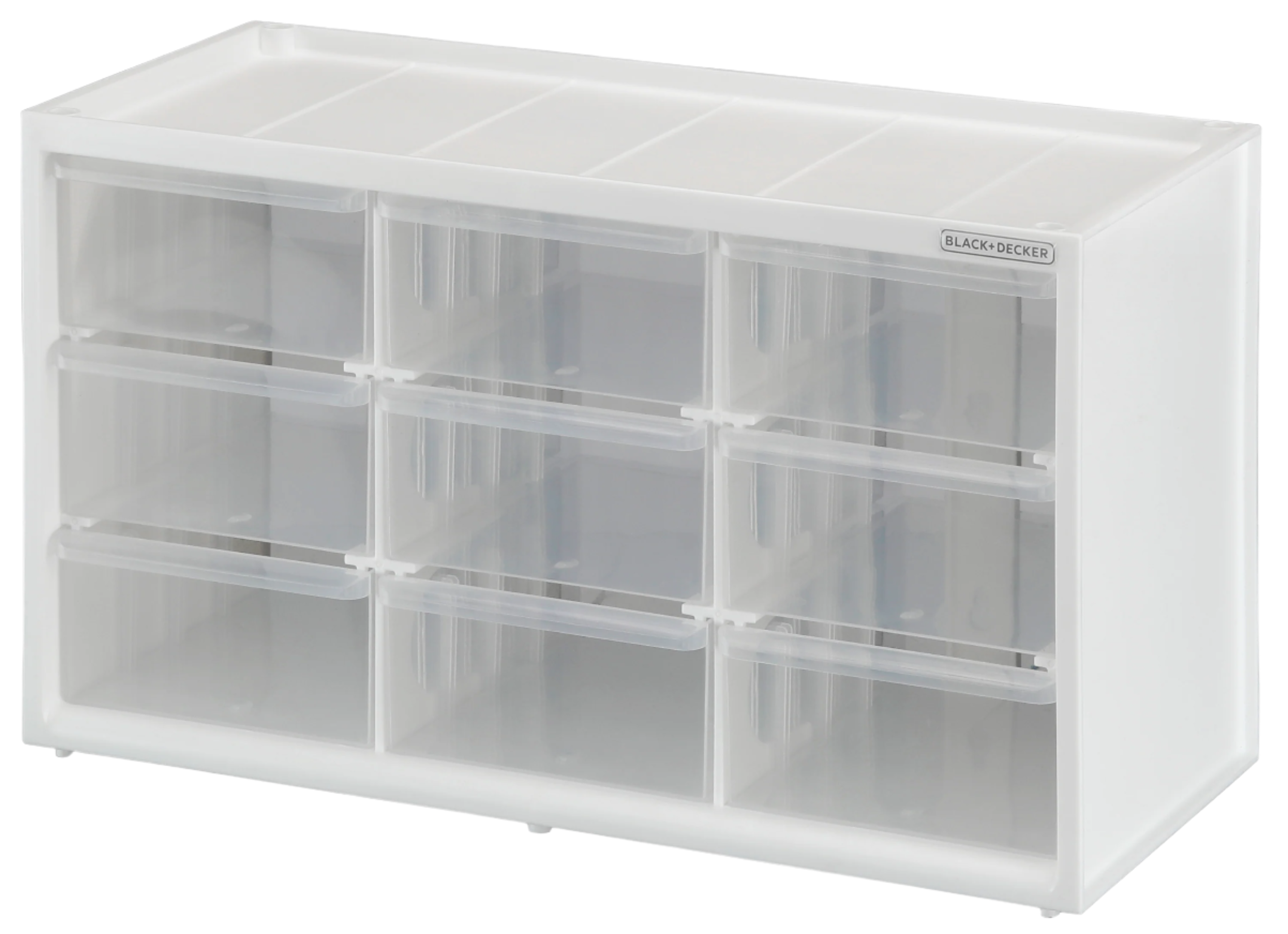Storage drawers, transparent, stackable
