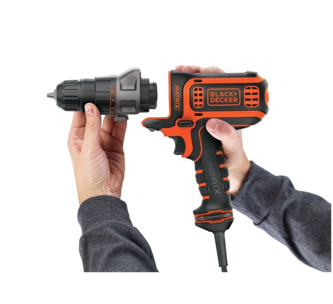 Black-and-decker MATRIX™ 2-kit 4A Corded Drill & Oscillating