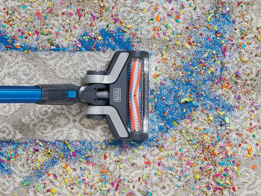 Powerseries stick vacuum on a carpet