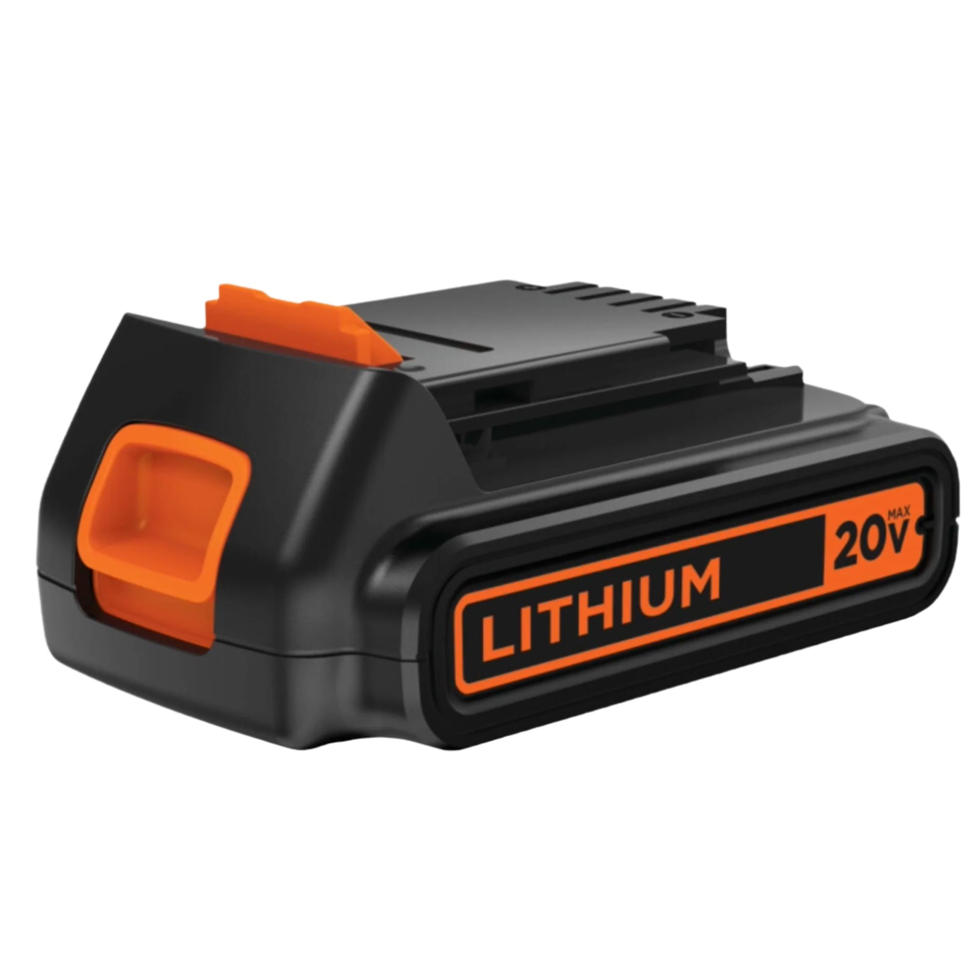 Battery on white background