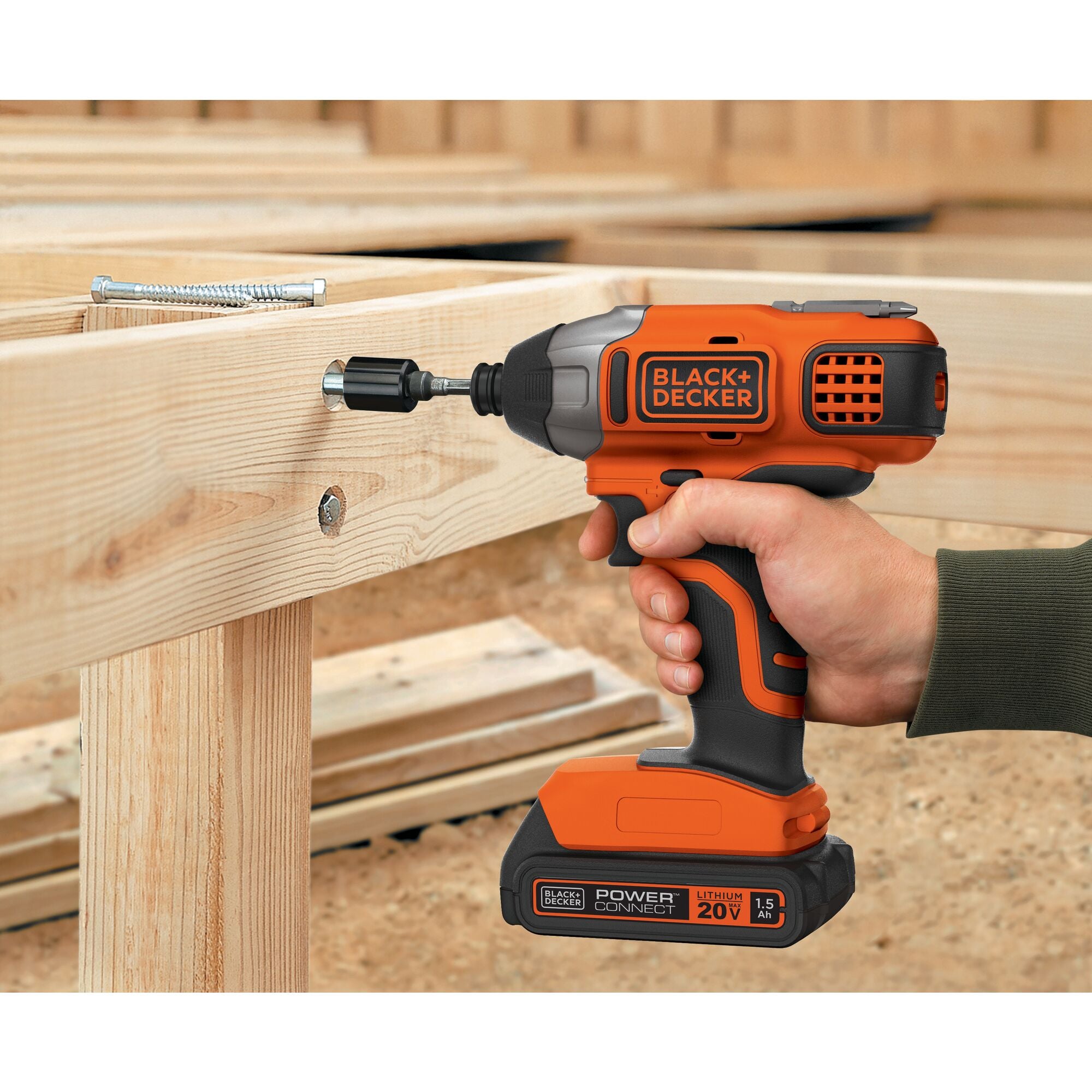 20 Volt Lithium Impact Driver.