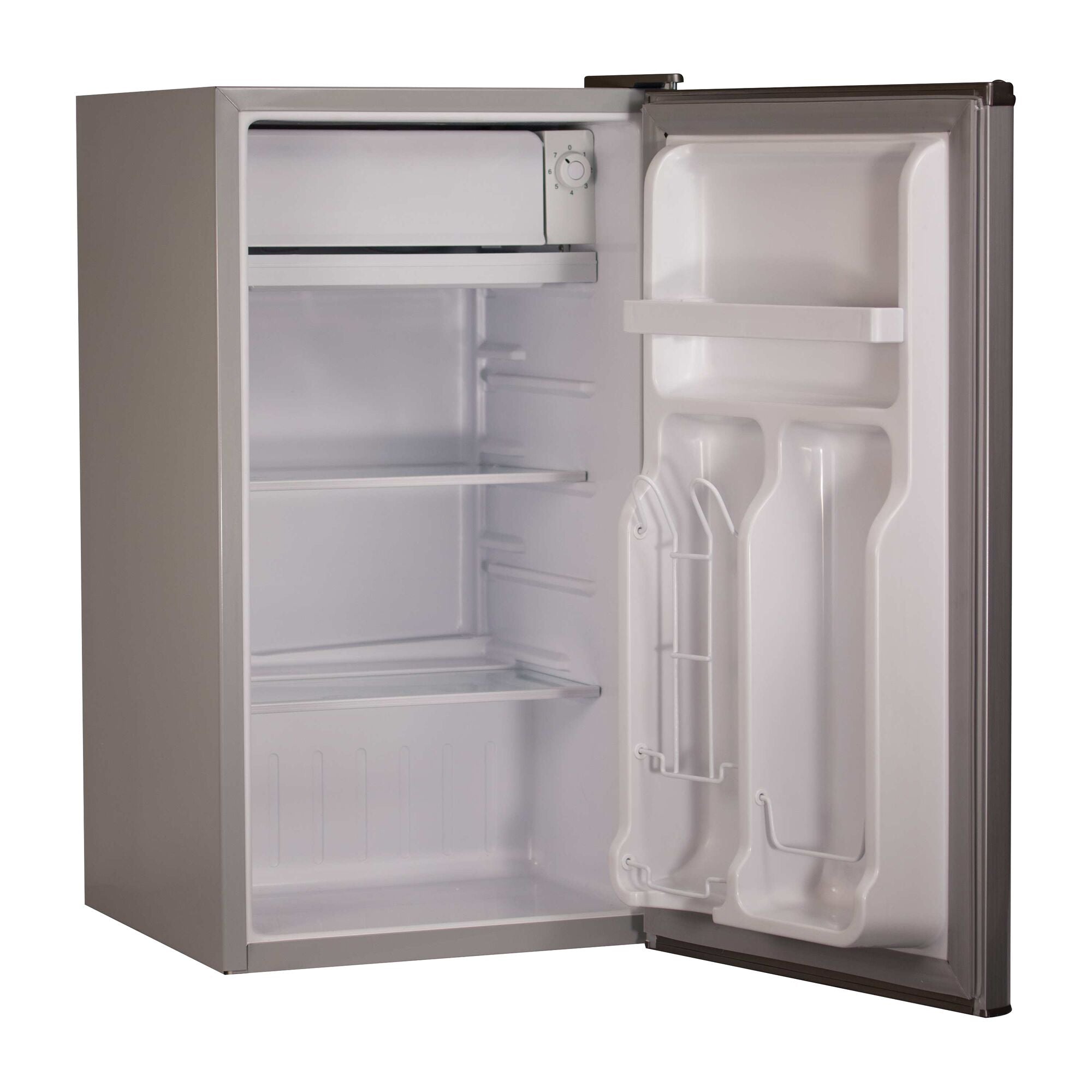 3.2 Cubic Foot Energy Star Refrigerator With Freezer on white background