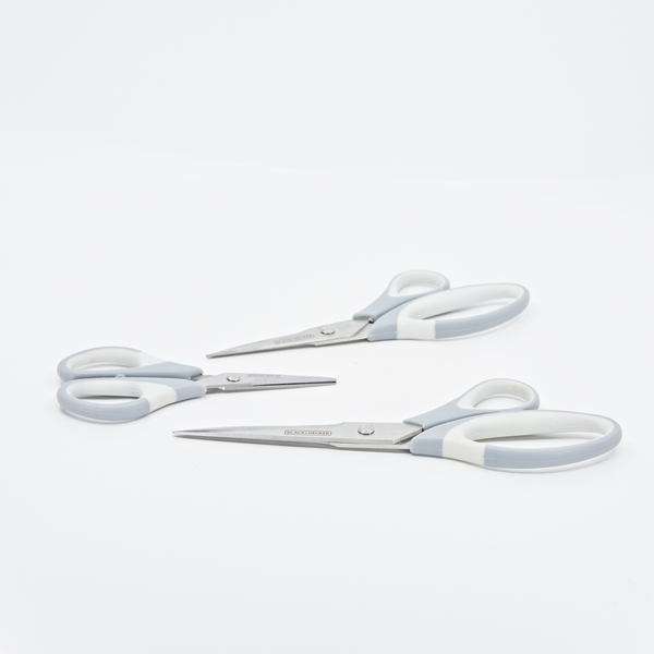 Scissors Multi-Pack with 5.5 in., 6.5 in., and 8.5 in. Multipurpose Scissors
