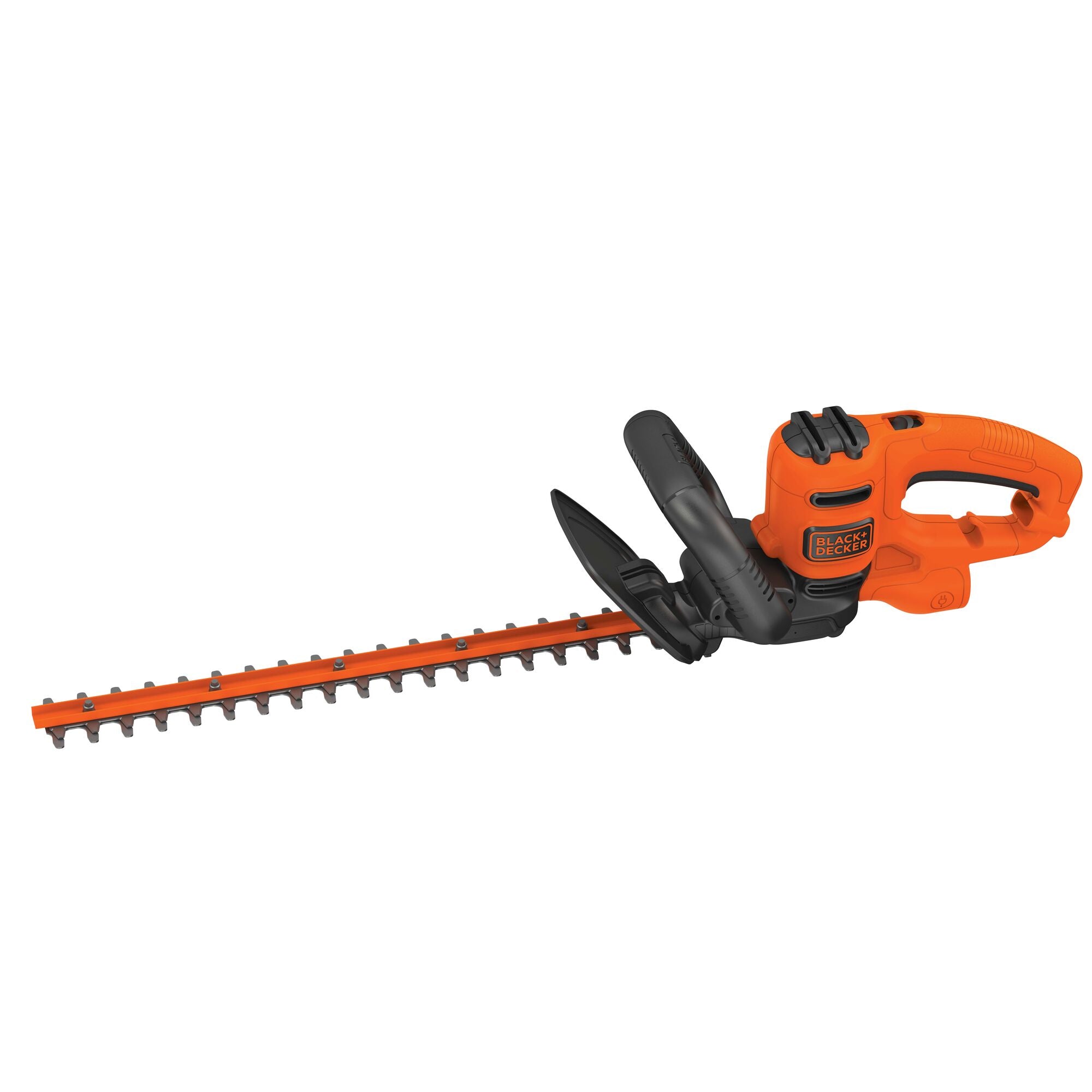 Profile of 18 inch electric hedge trimmer.