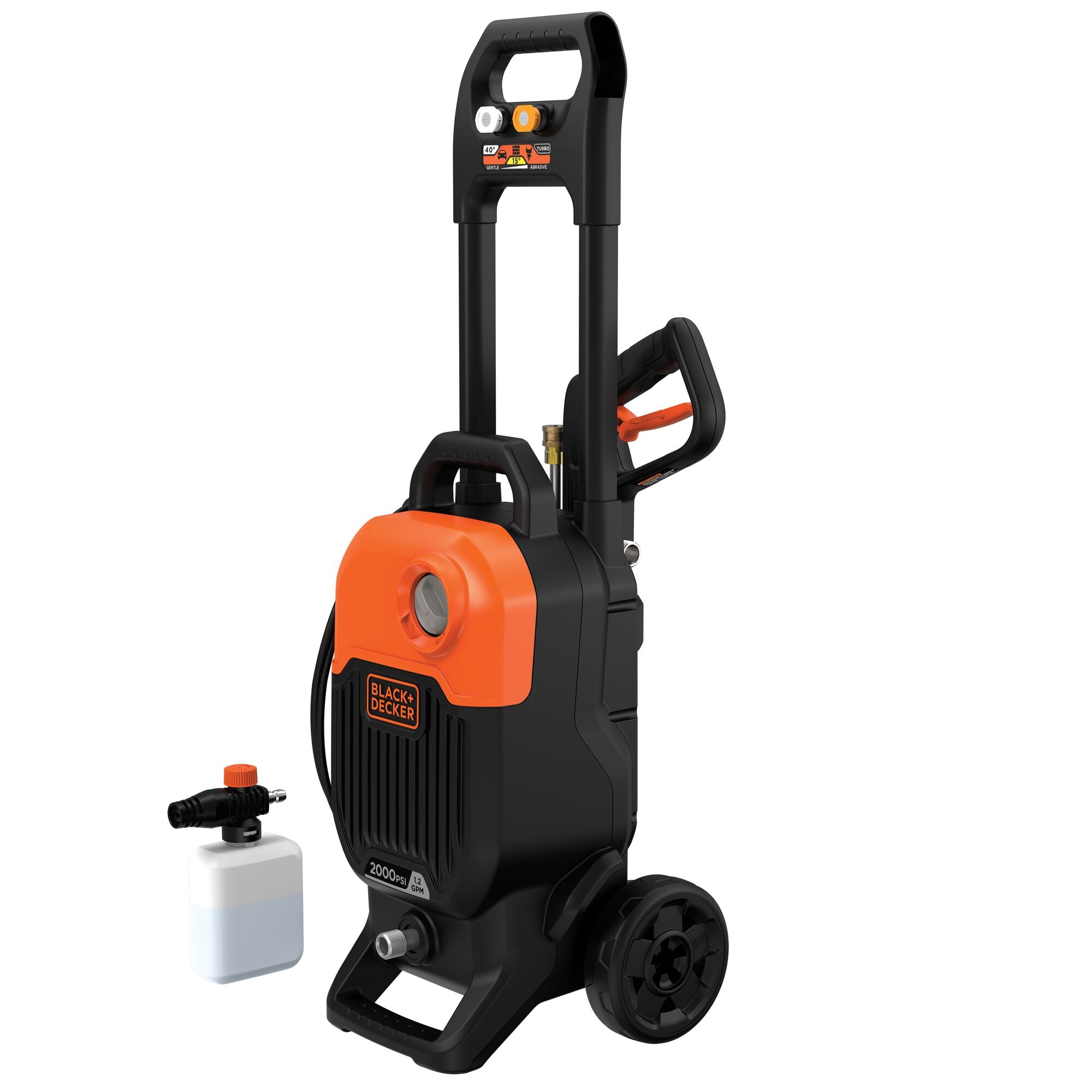 Black-and-decker 2,000 MAX psi* pressure washer