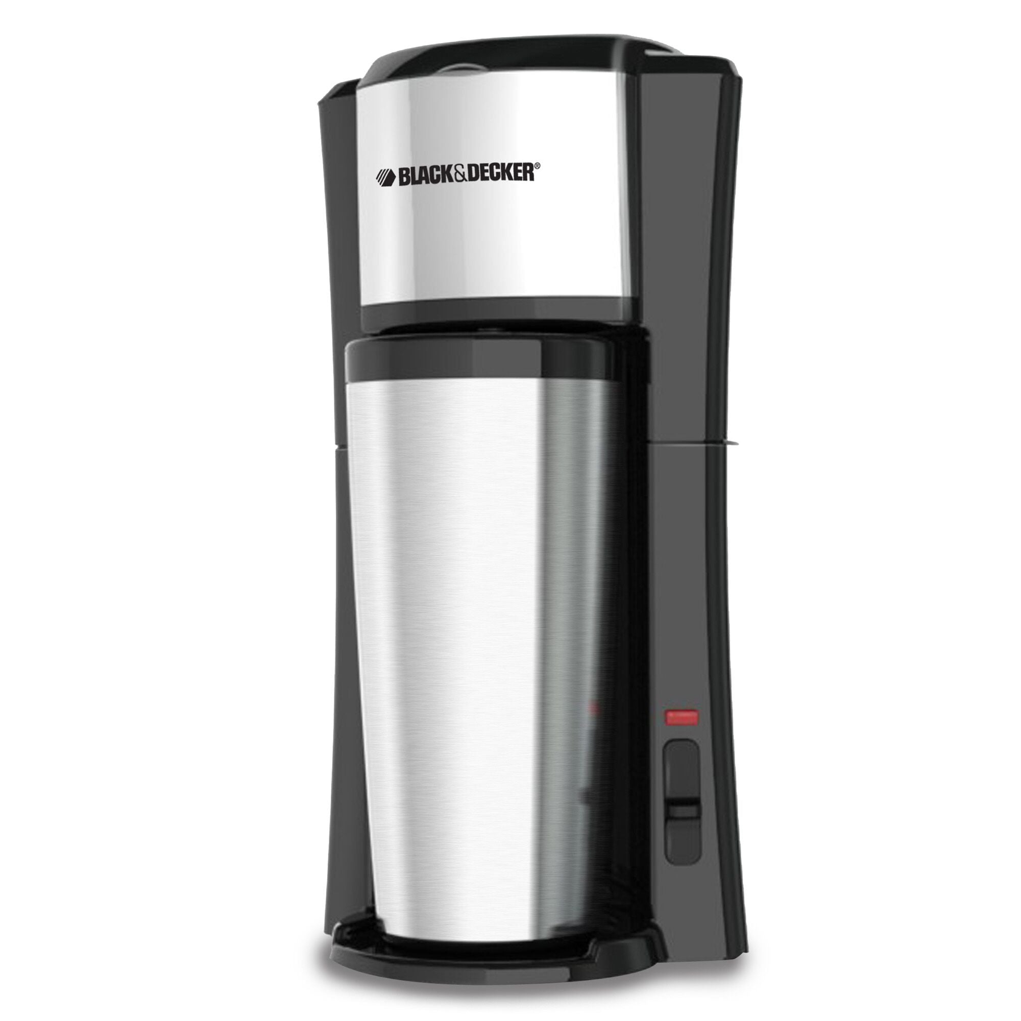 Single Serve Coffee Maker on white background