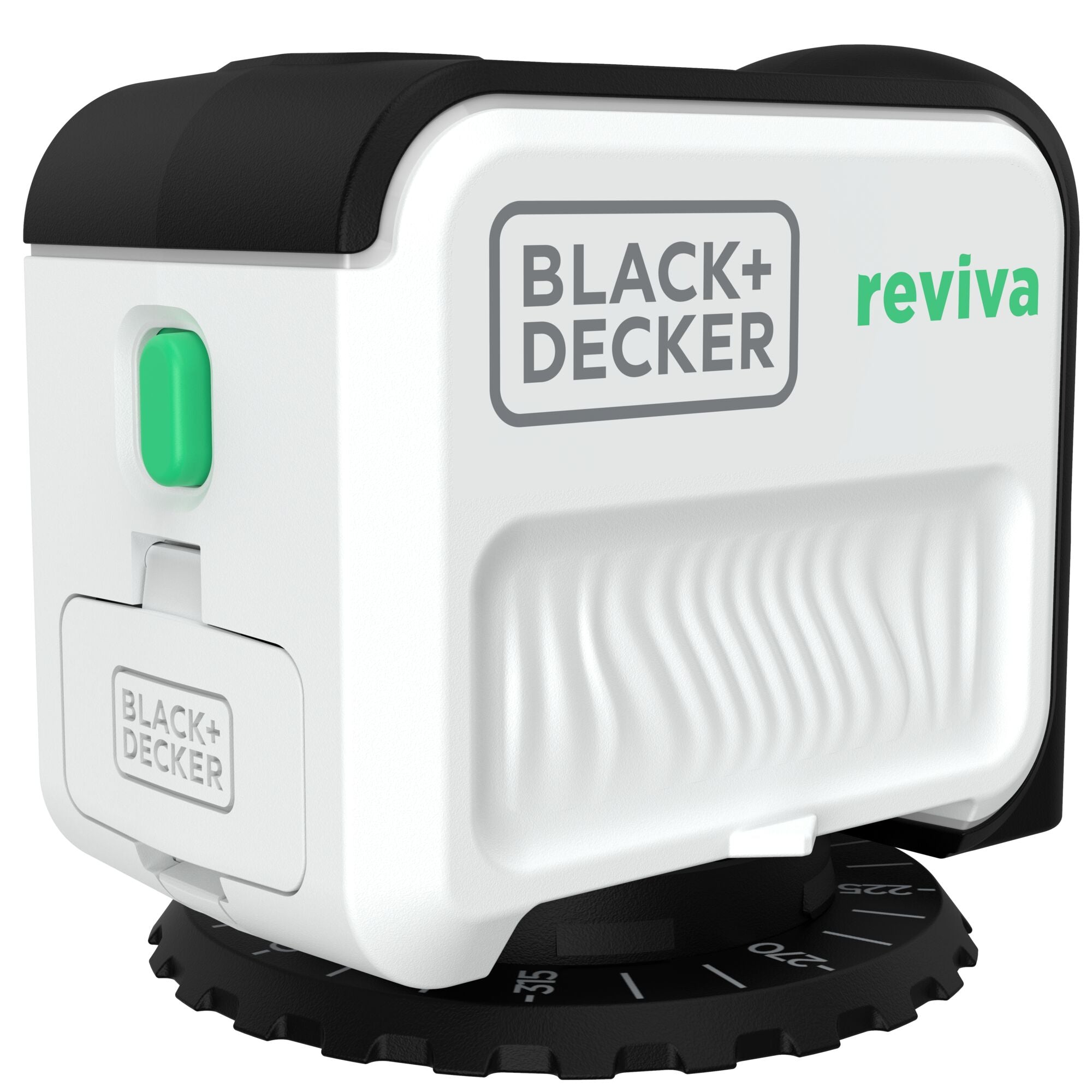 Black-and-decker reviva™ Line Laser  side back view showing off/on switch