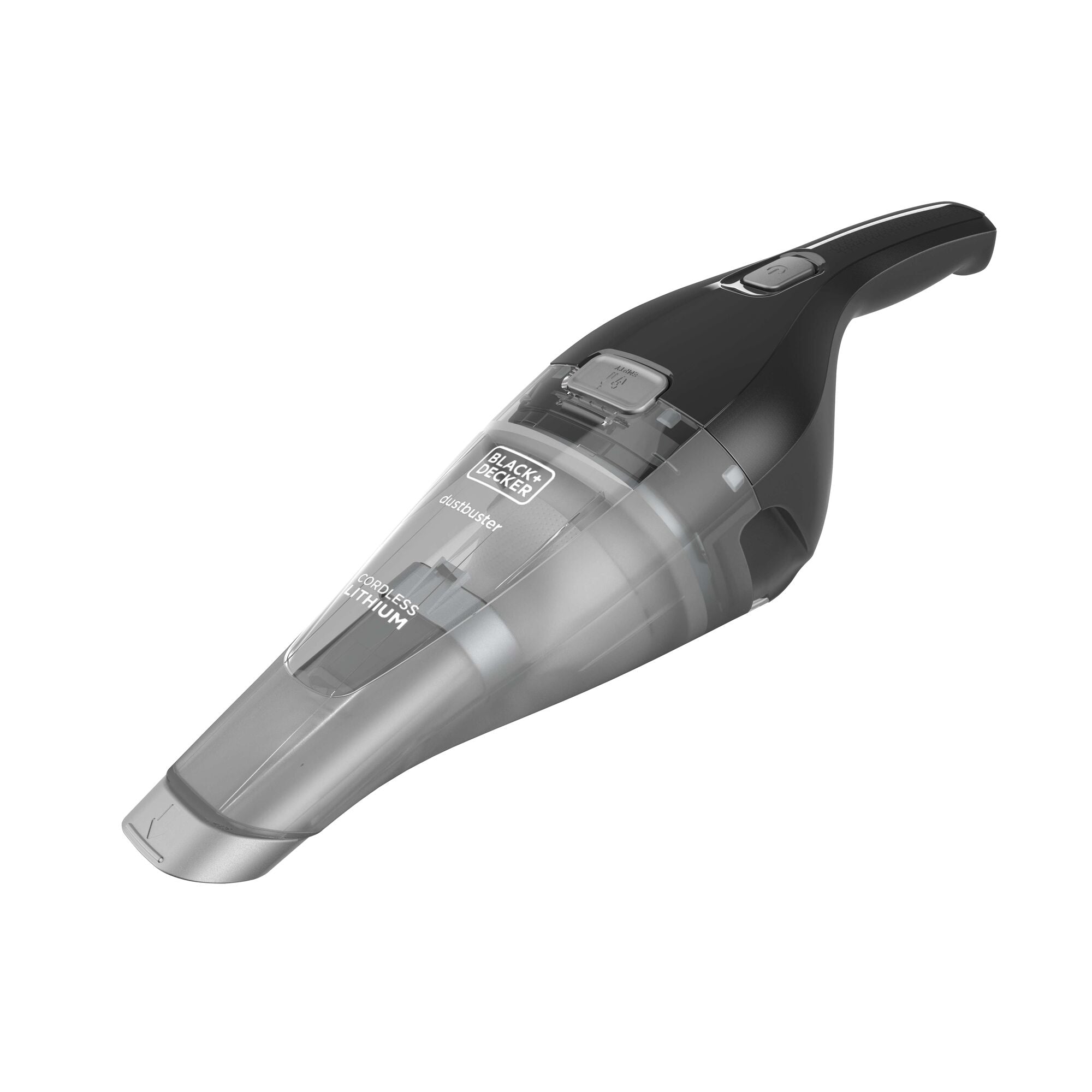 Profile of Dustbuster Quick Clean Cordless Hand Vacuum.