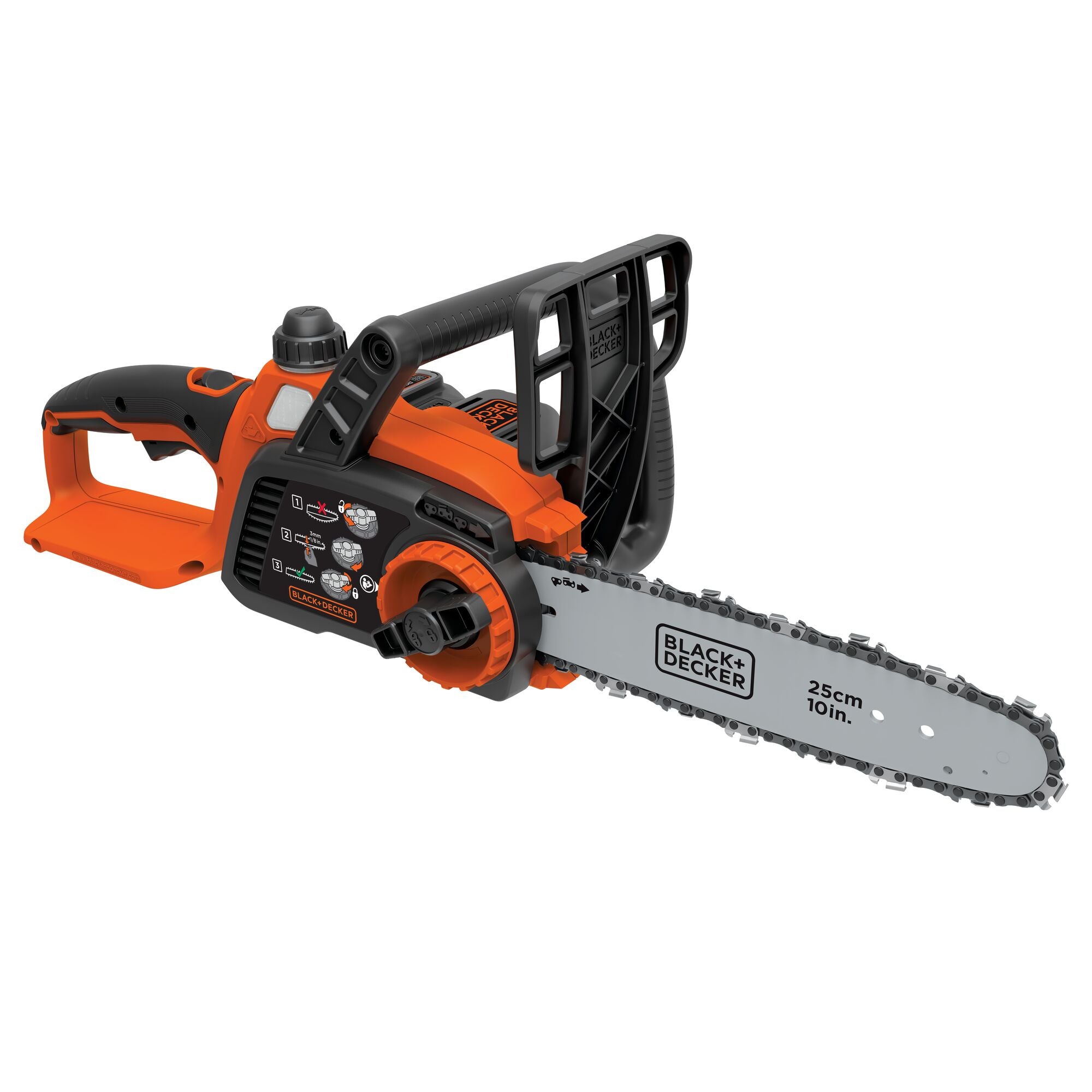 20 Volt Lithium 10 inch Chainsaw.