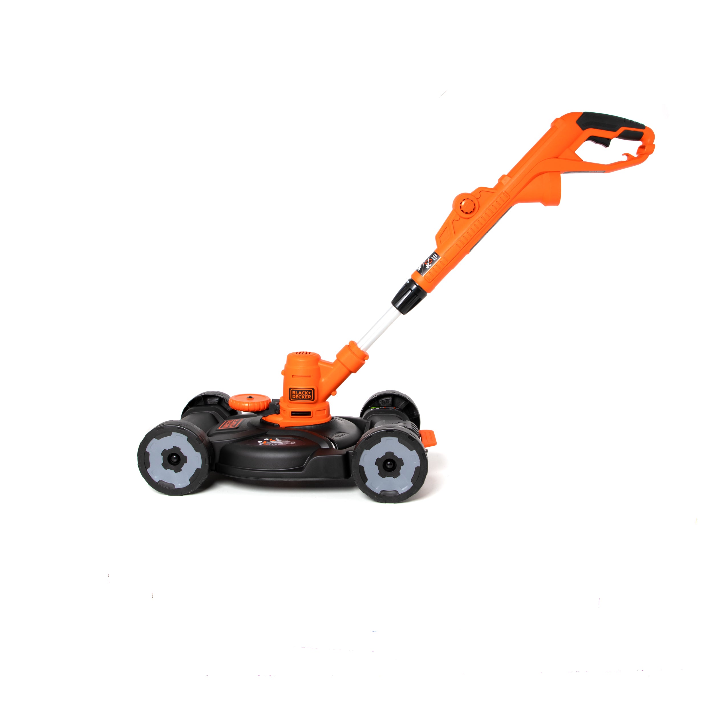 Profile of12 inch Electric 3 in 1 Compact Mower.