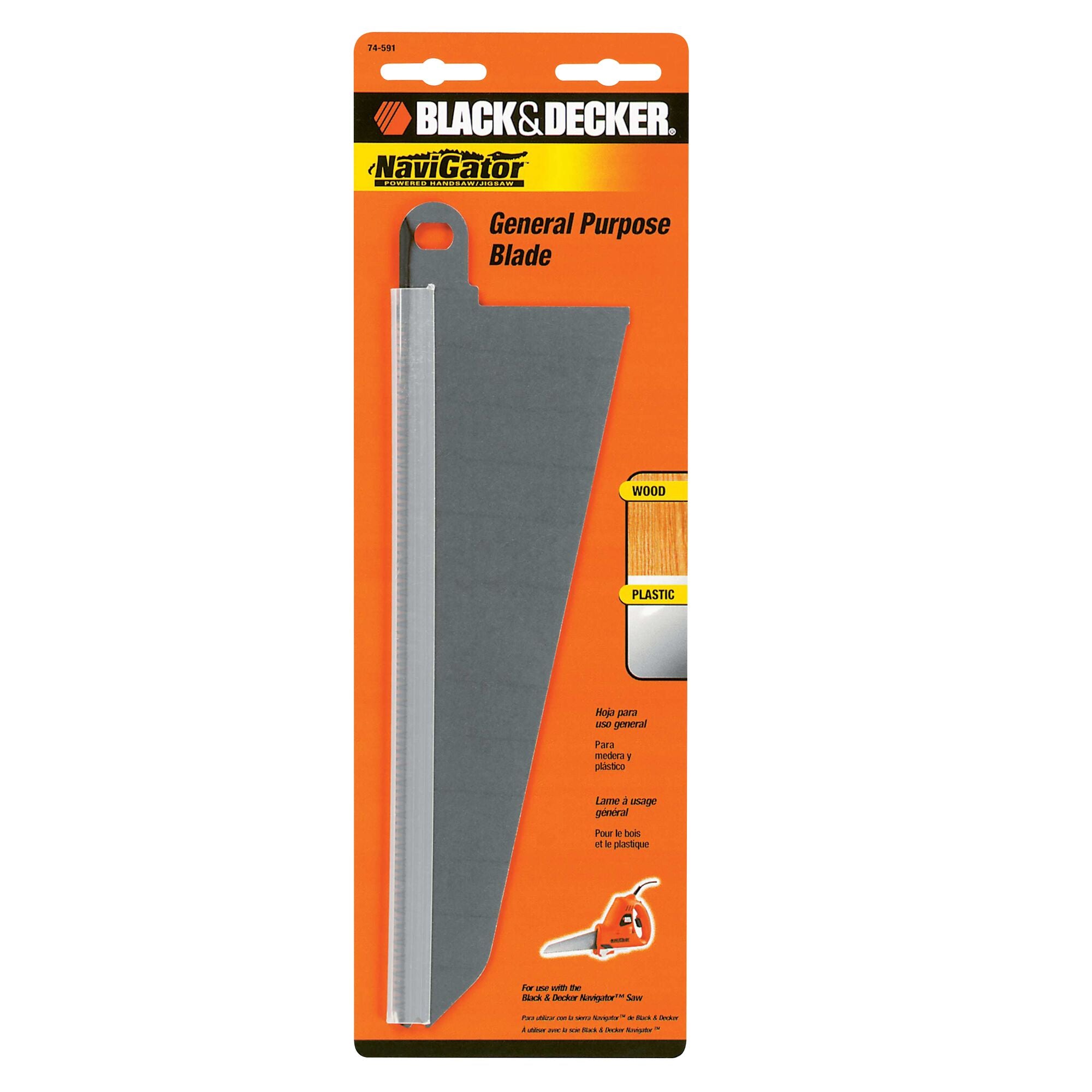 Wood cutting jig saw blade for Sc500 navigator saw in packaging